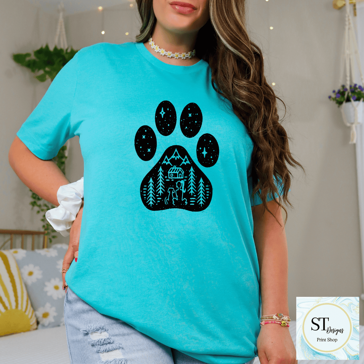 Mountain Dog Paw Print