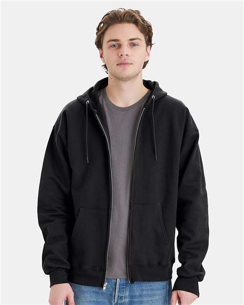 Hanes F280 Unisex Ultimate Cotton® Full-Zip Hooded Sweatshirt