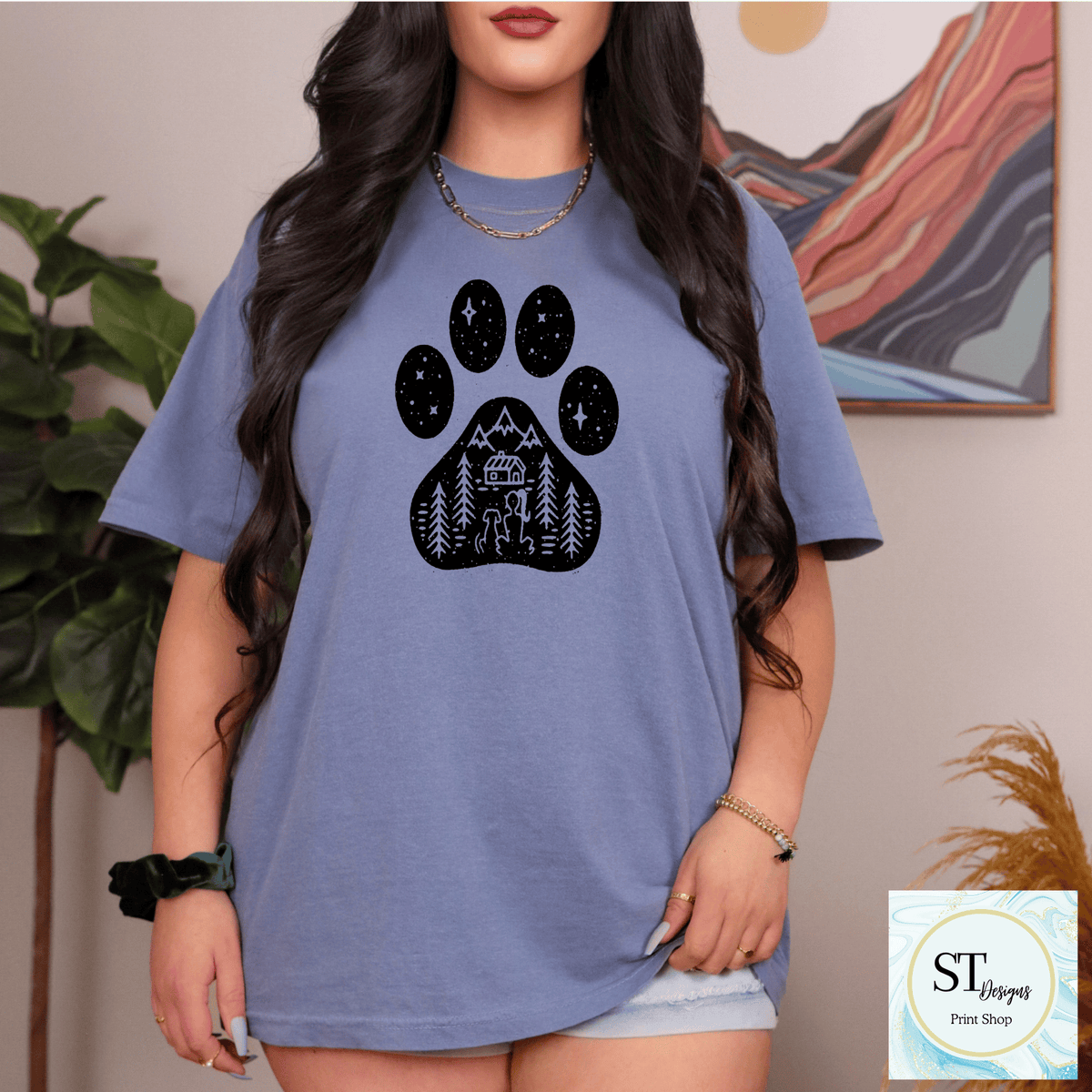 Mountain Dog Paw Print