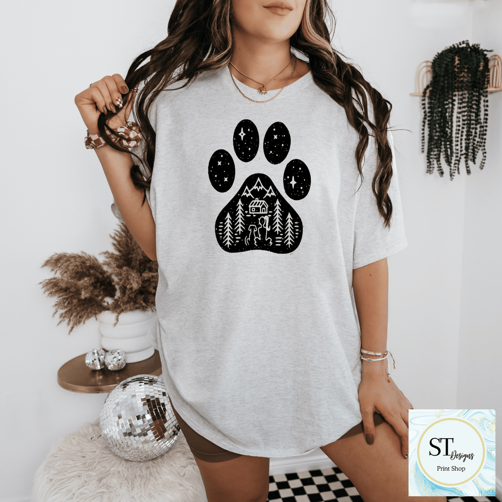 Mountain Dog Paw Print