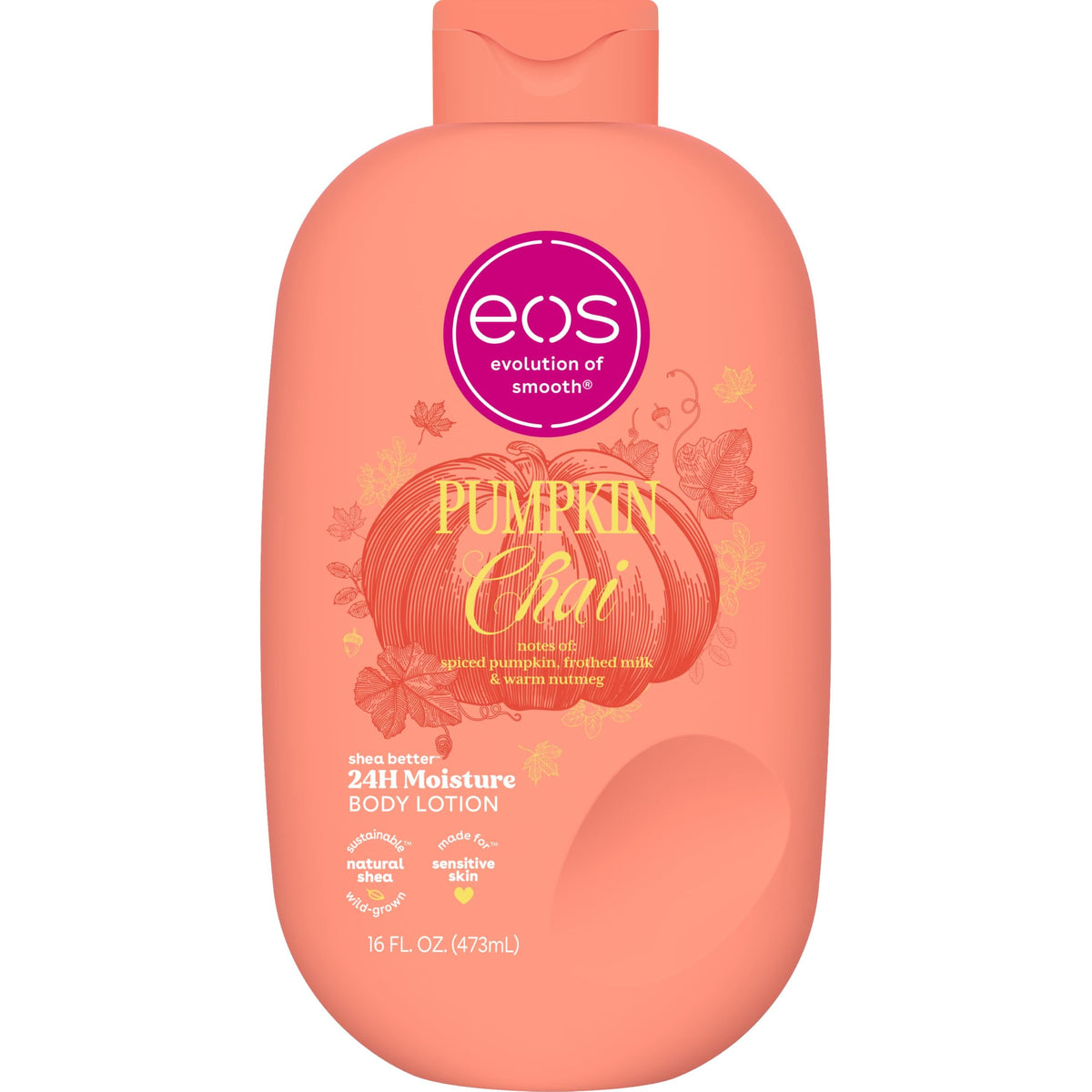 eos Shea Better Body Lotion- Vanilla Cashmere, 24-Hour Moisture, 16 fl oz
