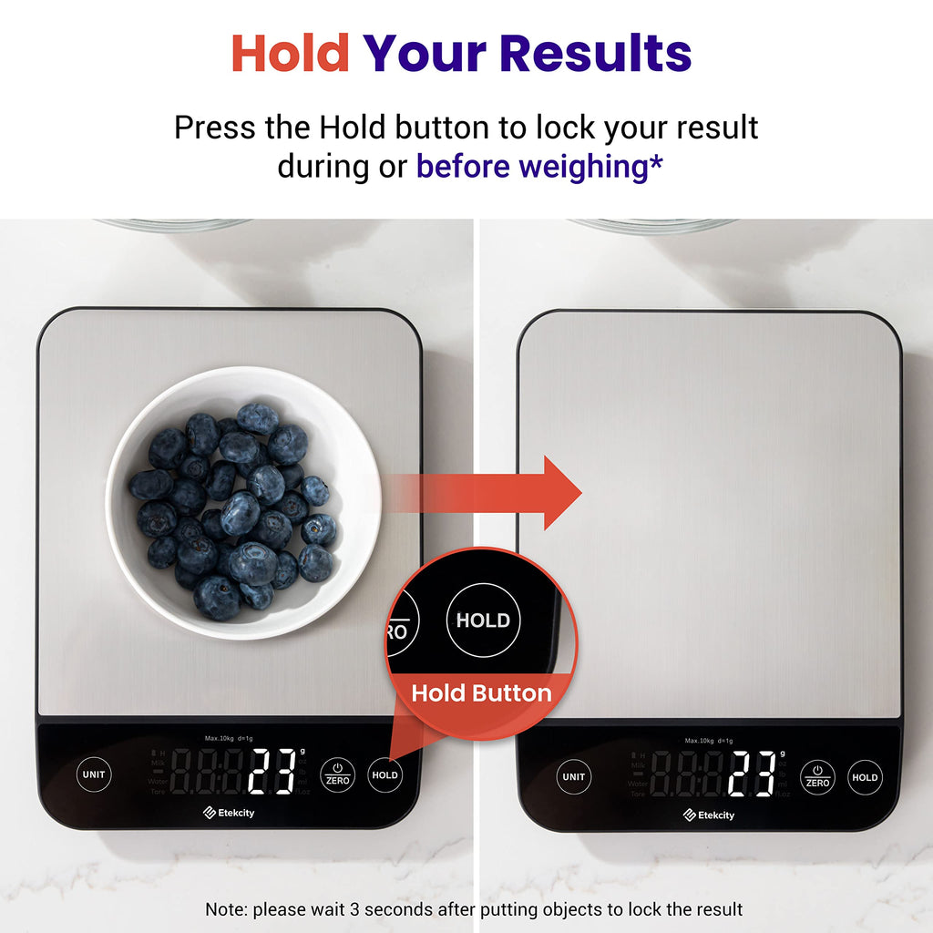 Etekcity Food Kitchen Scale, Digital Grams and Ounces, 11lb
