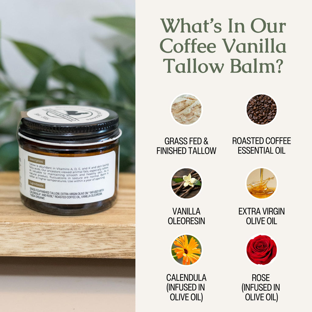 Hearth & Homestead Whipped Beef Tallow for Skin & Face, Unscented, 1.3oz
