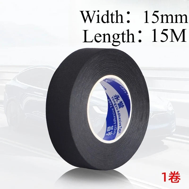 9/15/19/25/mm Electrical Insulation Heat-resistant Wiring Harness Tape  PET Bundle Flame Retardant Tape