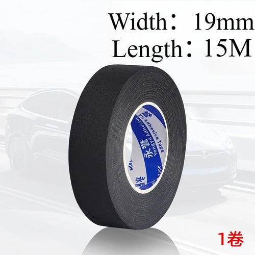 9/15/19/25/mm Electrical Insulation Heat-resistant Wiring Harness Tape  PET Bundle Flame Retardant Tape