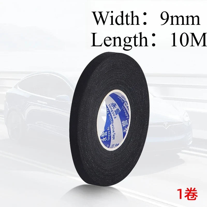 9/15/19/25/mm Electrical Insulation Heat-resistant Wiring Harness Tape  PET Bundle Flame Retardant Tape
