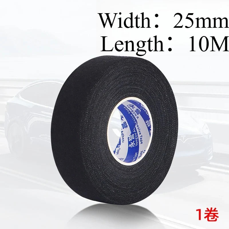 9/15/19/25/mm Electrical Insulation Heat-resistant Wiring Harness Tape  PET Bundle Flame Retardant Tape
